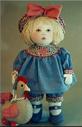 Dilley - Cloth Doll by Kezi Matthews