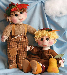 Little German Forest Folks - Cloth Doll Pattern By Judi Ward